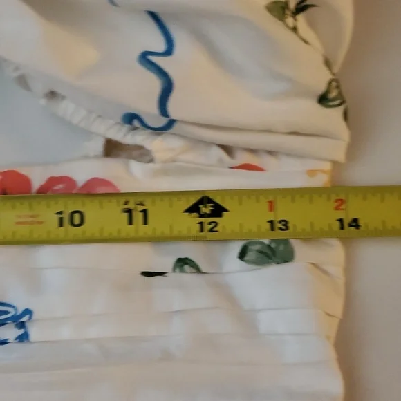 Abercrombie & Fitch Emerson Poplin Puff Sleeve Midi Dress Size XXST Novelty Prin - Picture 14 of 15